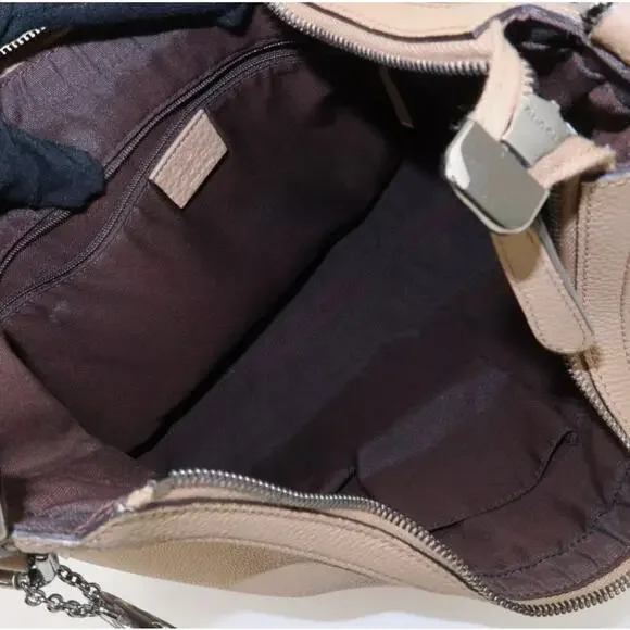💎✨STUNNING✨💎AUTHENTIC GUCCI Shoulder Bag Beige - Picture 11 of 13